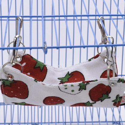 สัตว์เลี้ยงผ้าใบเปลญวน Nice และ Warm Cat Hammock Hamster Mat Nest เตียงสัตว์เลี้ยง, ขนาดกลาง, ขนาด: 33*30 ซม., การจัดส่งสีแบบสุ่ม, Size:33*30cm