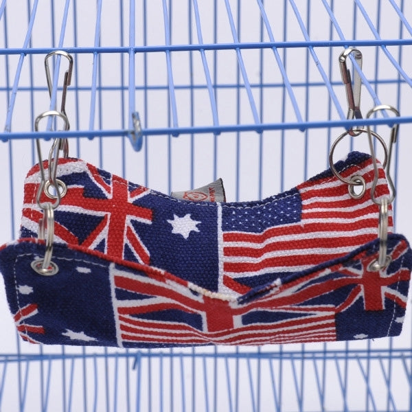 สัตว์เลี้ยงผ้าใบเปลญวน Nice และ Warm Cat Hammock Hamster Mat Nest เตียงสัตว์เลี้ยง, ขนาดกลาง, ขนาด: 33*30 ซม., การจัดส่งสีแบบสุ่ม, Size:33*30cm
