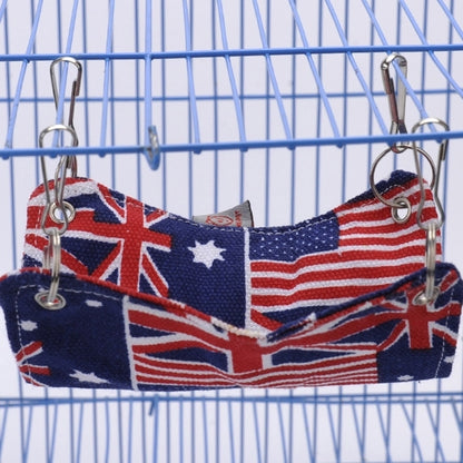 สัตว์เลี้ยงผ้าใบเปลญวน Nice และ Warm Cat Hammock Hamster Mat Nest เตียงสัตว์เลี้ยง, ขนาดกลาง, ขนาด: 33*30 ซม., การจัดส่งสีแบบสุ่ม, Size:33*30cm