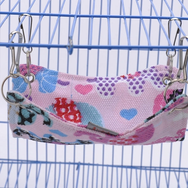 สัตว์เลี้ยงผ้าใบเปลญวน Nice และ Warm Cat Hammock Hamster Mat Nest เตียงสัตว์เลี้ยง, ขนาดกลาง, ขนาด: 33*30 ซม., การจัดส่งสีแบบสุ่ม, Size:33*30cm