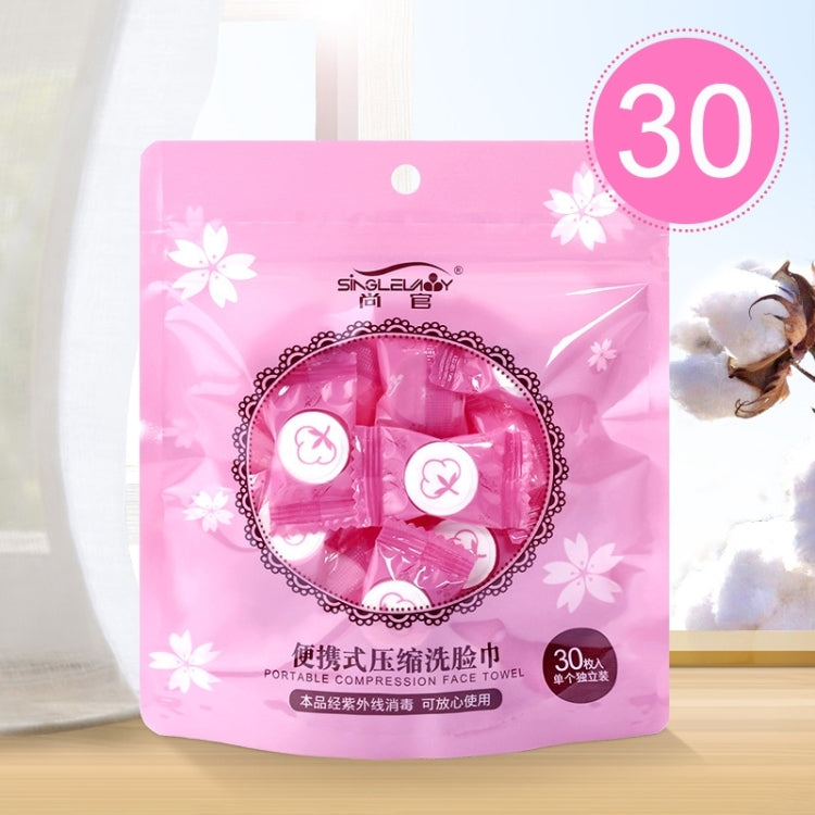 60 PCS Candy Style แบบพกพาผ้าขนหนูผ้าฝ้ายสำหรับเดินทางขนาด: 22 * 20 ซม, 60 PCS
