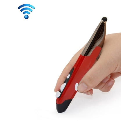 เมาส์อัจฉริยะไร้สายแบบมือถือสไตล์ปากกานวัตกรรม 2.4GHz สำหรับแล็ปท็อปพีซี, Red, Blue, Grey