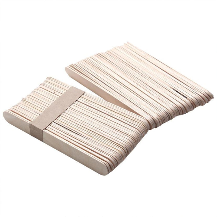100 ชิ้น 15 ซม.ไม้พายไม้เช็ดขี้ผึ้งเครื่องมือ Ice-cream Bar Sticks, Wipe Wax Tools