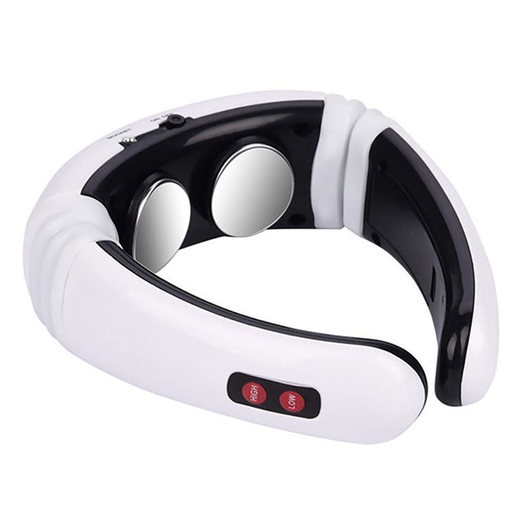 ชาร์จ USB 1300 mAh ไฟฟ้ากลับคอไหล่ไฟฟ้า PULSE Electric Shock Body Massager, USB Charging