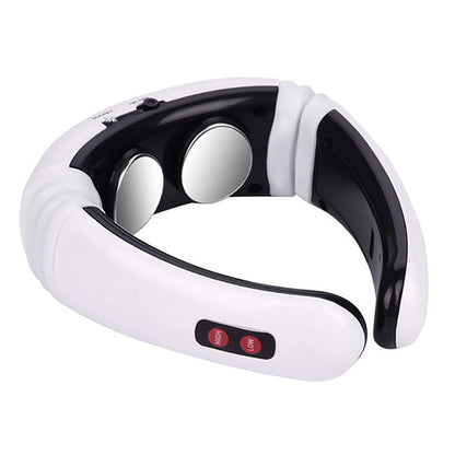 ชาร์จ USB 1300 mAh ไฟฟ้ากลับคอไหล่ไฟฟ้า PULSE Electric Shock Body Massager, USB Charging
