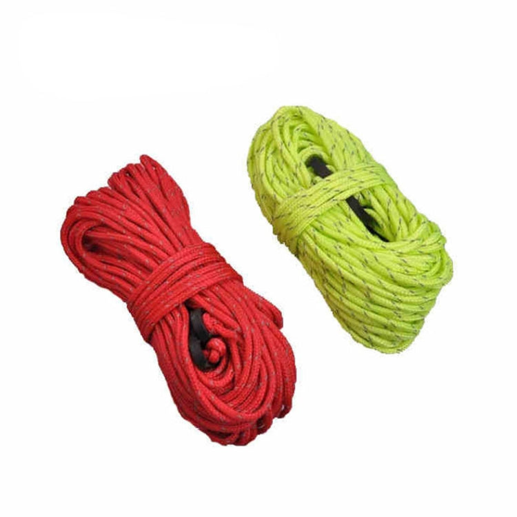 Naturehike NH15A001-G แคมป์ปิ้งกลางแจ้ง 4*4 เต็นท์กันสาดเชือกสะท้อนแสงนักวิ่ง Guy Line Paracord, การจัดส่งสีแบบสุ่ม, Tent Reflective Rope Green