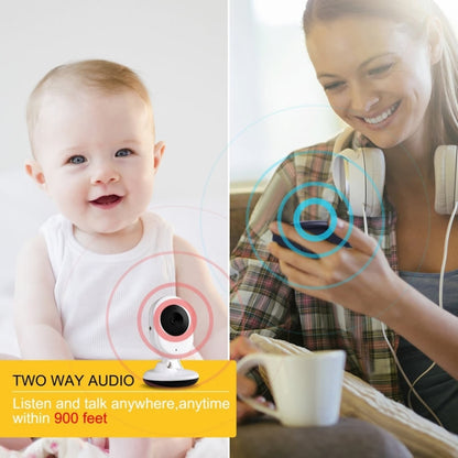 BM-SP820 2.4 นิ้ว LCD 2.4GHz กล้องเฝ้าระวังไร้สาย Baby Monitor พร้อม 7-IR LED Night Vision, Two Way Voice Talk, BM-SP820
