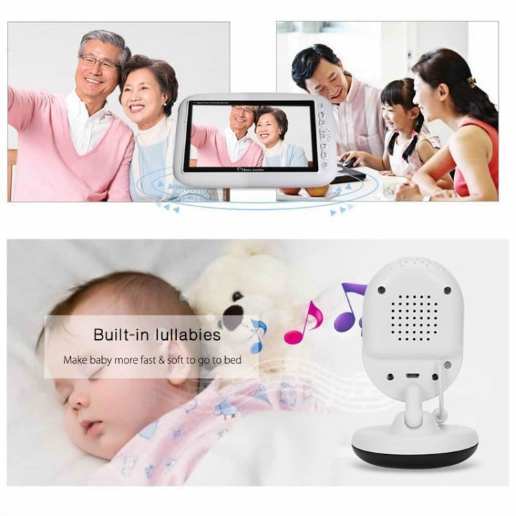 BM-SP820 2.4 นิ้ว LCD 2.4GHz กล้องเฝ้าระวังไร้สาย Baby Monitor พร้อม 7-IR LED Night Vision, Two Way Voice Talk, BM-SP820