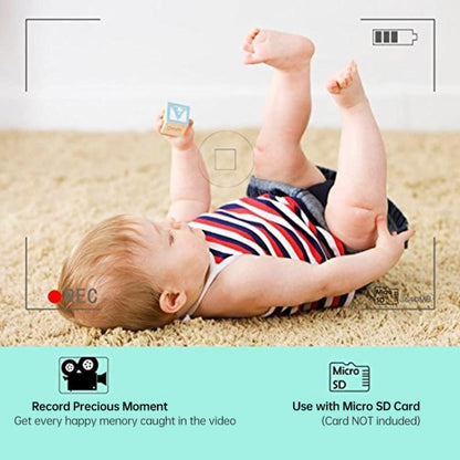 BM-SP820 2.4 นิ้ว LCD 2.4GHz กล้องเฝ้าระวังไร้สาย Baby Monitor พร้อม 7-IR LED Night Vision, Two Way Voice Talk, BM-SP820