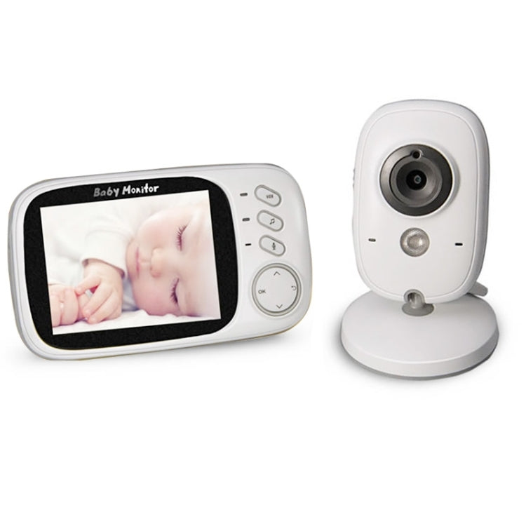 VB603 3.2 นิ้ว LCD 2.4GHz กล้องเฝ้าระวังไร้สาย Baby Monitor, รองรับการพูดคุยสองทาง, Night Vision, VB603