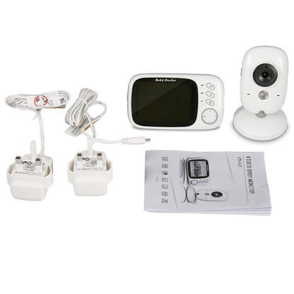 VB603 3.2 นิ้ว LCD 2.4GHz กล้องเฝ้าระวังไร้สาย Baby Monitor, รองรับการพูดคุยสองทาง, Night Vision, VB603