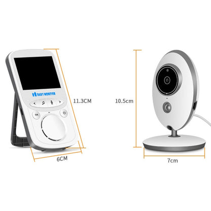 VB605 2.4 นิ้ว LCD 2.4GHz กล้องเฝ้าระวังไร้สาย Baby Monitor, รองรับการพูดคุยสองทาง, Night Vision, VB605