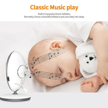 VB605 2.4 นิ้ว LCD 2.4GHz กล้องเฝ้าระวังไร้สาย Baby Monitor, รองรับการพูดคุยสองทาง, Night Vision, VB605