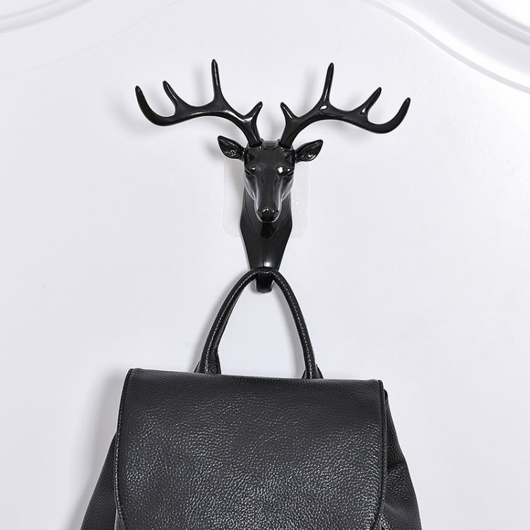 Creative สามมิติมัลติฟังก์ชั่หัวกวางสัตว์ตกแต่ง Hook Coat Hook Retro เสื้อผ้าแขวนงานฝีมือบ้านสร้างสรรค์, การจัดส่งแบบสุ่ม, Coat Hook