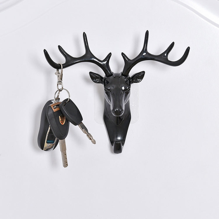 Creative สามมิติมัลติฟังก์ชั่หัวกวางสัตว์ตกแต่ง Hook Coat Hook Retro เสื้อผ้าแขวนงานฝีมือบ้านสร้างสรรค์, การจัดส่งแบบสุ่ม, Coat Hook