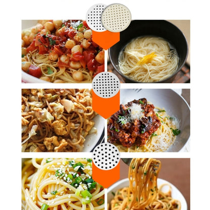 4 แม่พิมพ์ในครัวเรือนด้วยตนเองสแตนเลสขนาดเล็กกดสไตล์ Handhold ก๋วยเตี๋ยวเครื่อง, 4 Molds