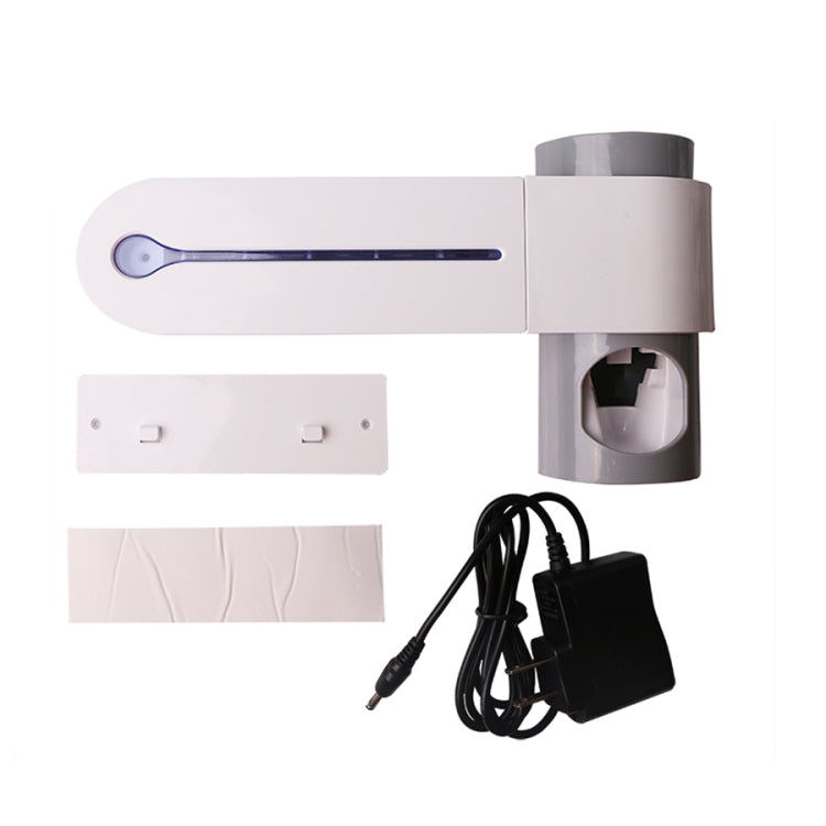 เครื่องจ่ายยาสีฟันอัตโนมัติทันตกรรม UV อัลตราไวโอเลตแปรงสีฟันที่นึ่งขวดนมผู้ถือ