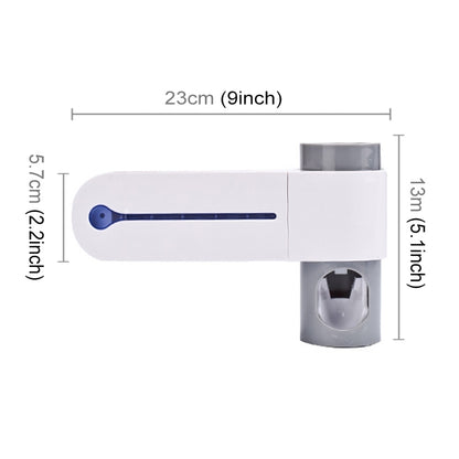 เครื่องจ่ายยาสีฟันอัตโนมัติทันตกรรม UV อัลตราไวโอเลตแปรงสีฟันที่นึ่งขวดนมผู้ถือ