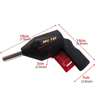แบบพกพากลางแจ้ง Blower เครื่องมือบาร์บีคิวความดันมือ Manual BBQ Blower