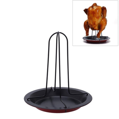 ตั้งแคมป์กลางแจ้งเหล็กคาร์บอนตรงชั้นวางไก่ย่าง, Roaster Rack