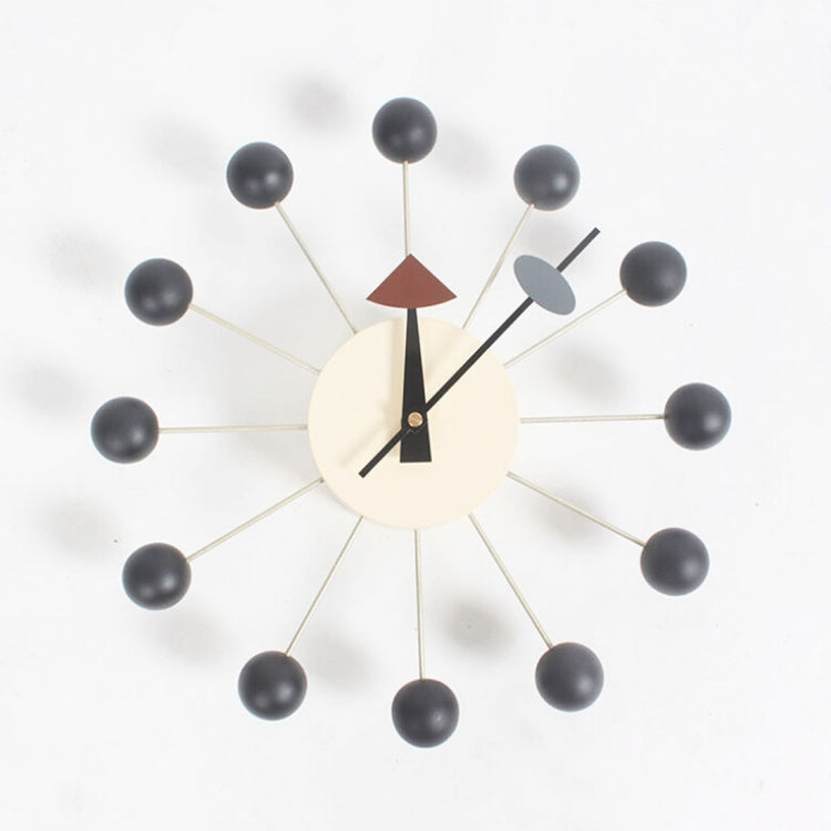 พื้นหลังสไตล์ Minimalis วงกลมลูกบอล Candy Wall Clock ตกแต่งสร้างสรรค์นาฬิกา Ferris ล้อนาฬิกา