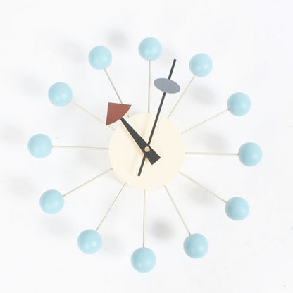 พื้นหลังสไตล์ Minimalis วงกลมลูกบอล Candy Wall Clock ตกแต่งสร้างสรรค์นาฬิกา Ferris ล้อนาฬิกา
