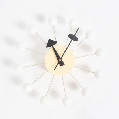 พื้นหลังสไตล์ Minimalis วงกลมลูกบอล Candy Wall Clock ตกแต่งสร้างสรรค์นาฬิกา Ferris ล้อนาฬิกา