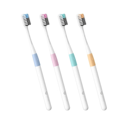 4 in 1 Original Xiaomi Mijia Dr.Bei Bass Method แปรงสีฟันแบบนุ่ม, 4 PCS