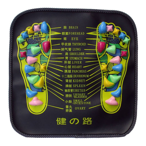 PP Foot Reflexology Quadrate Stones แผ่นนวดเท้า, PP Massage Pad