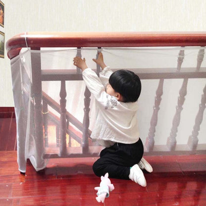 ความปลอดภัยหนา 3 ม. รับมือถักระเบียงบันไดความปลอดภัยสุทธิสำหรับเด็ก