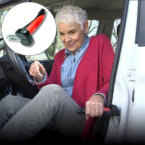 รถ Cane Handle แบบพกพา Mobility Aid ไฟฉายเครื่องตัดเข็มขัด Glass Breaker หนีฉุกเฉินเครื่องมือ, 566