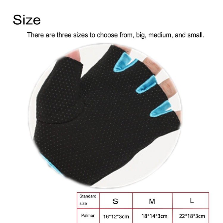 ถุงมือครึ่งนิ้ว unisex กลางแจ้งขี่ถุงมือกีฬาระบายอากาศลื่นขนาด: S, Plamar: 16 * 12 * 3.0 ซม., Size: S, Plamar: 16*12*3.0cm