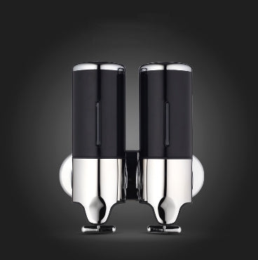 เครื่องจ่ายสบู่เหลวแชมพูแบบติดผนังของโรงแรมแบบ Dual ความจุ: 1000 มล, 1000ml/Black, 1000ml/Gold, 1000ml/Transparent, 1000ml/White, 1000ml/Dark Red, 1000ml/Silver