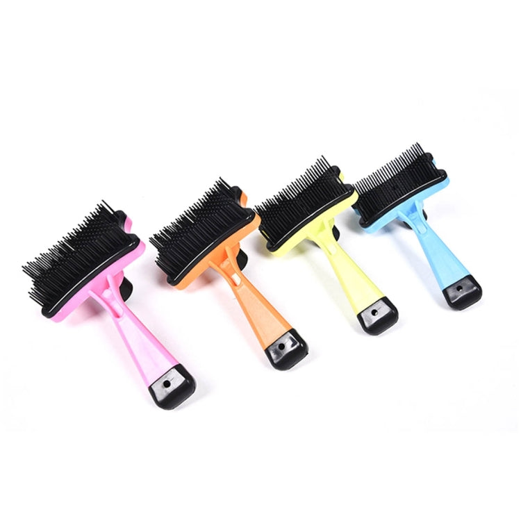 Elite Multi-Functional พลาสติกกรูมมิ่งหวีตัด Tangles เครื่องมือแปรงสัตว์เลี้ยง