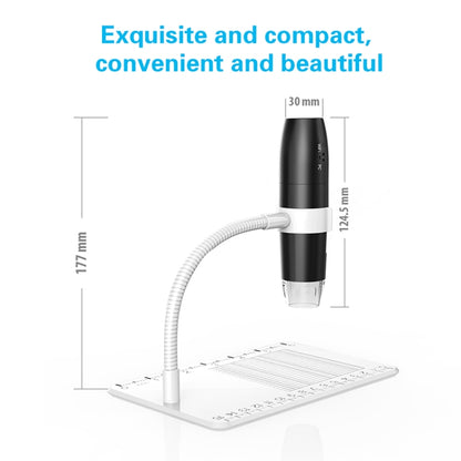316 50-1000X กล้องจุลทรรศน์ดิจิตอล USB อัจฉริยะแบบปรับได้ Wifi