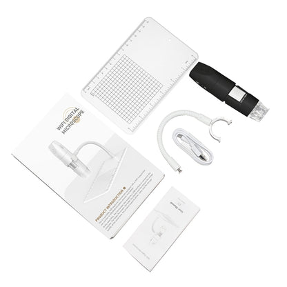 316 50-1000X กล้องจุลทรรศน์ดิจิตอล USB อัจฉริยะแบบปรับได้ Wifi
