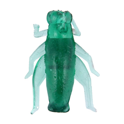 100 ชิ้นคริกเก็ตรูปร่างเหยื่อตกปลาเหยื่อตกปลาประดิษฐ์ความยาว: 2 ซม, Cricket Shape