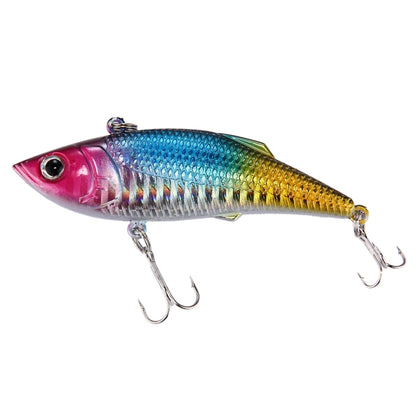 การเคลือบสีพลาสติกเหยื่อตกปลาประดิษฐ์ตกปลา Topwater ลอย Popper Lure ตีคลื่นน้ำปีนเหยื่อตกปลาพร้อมตะขอความยาว: 7.5 ซม., 7.5 cm