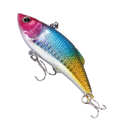 การเคลือบสีพลาสติกเหยื่อตกปลาประดิษฐ์ตกปลา Topwater ลอย Popper Lure ตีคลื่นน้ำปีนเหยื่อตกปลาพร้อมตะขอความยาว: 7.5 ซม., 7.5 cm