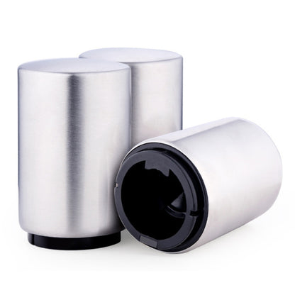 ที่เปิดฝาขวดเบียร์อัตโนมัติแม่เหล็กสแตนเลสกดลงที่เปิดเบียร์ Gadgets ครัวขนาด: 8.5 x 5.2 ซม., Magnetic Opener