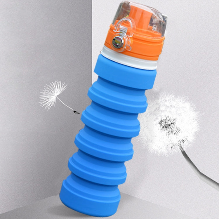 500mL Outdoor Travel ซิลิโคนพับได้กาต้มน้ำ Telescopic Cup ขวดดื่มกีฬา