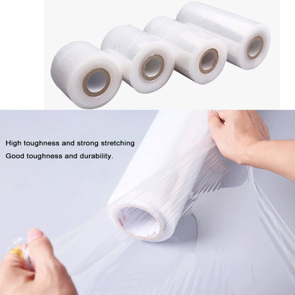 ฟิล์มยืดพันพาเลท PE ใส (กว้าง: 12 ซม. ยาว: 220 ม.), Width: 12cm, Length: 220m