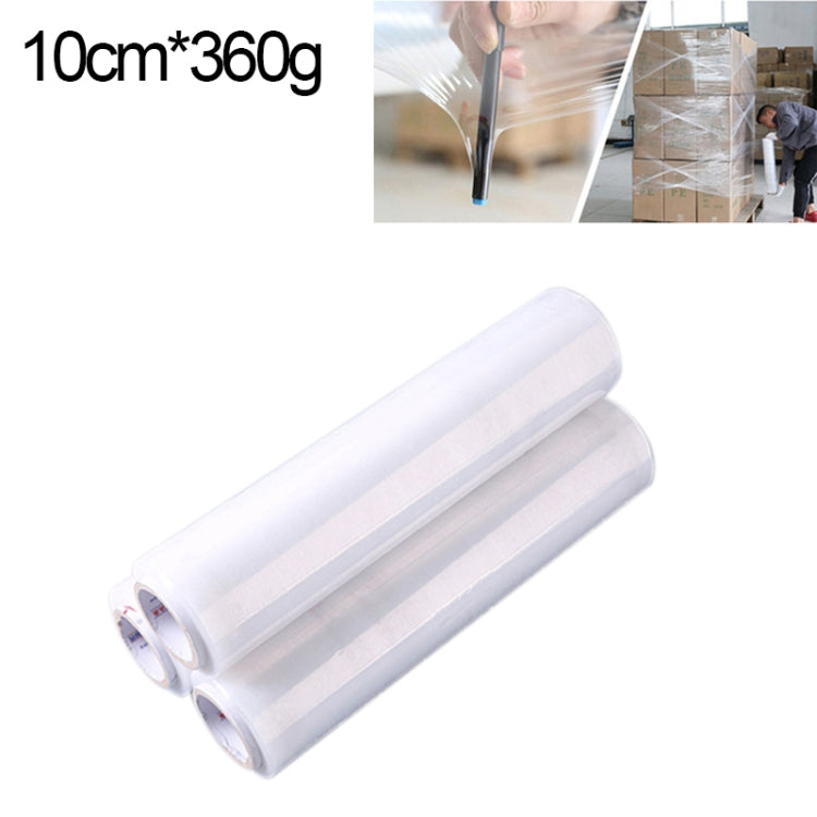 ฟิล์มยืดพันพาเลท PE ใส (กว้าง: 10 ซม. ยาว: 220 ม.), Width: 10cm, Length: 220m