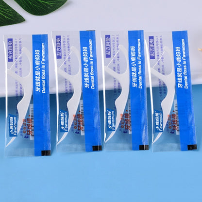 Fawnmum ด้ายไม้จิ้มฟันแบบ Ultra-fine Safety ไหมขัดฟัน Super Tension, 2 Packs / (180pcs)