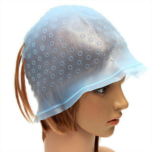 กรดและด่างซิลิโคนทนอุณหภูมิสูงเลือกหมวกย้อมผม, การจัดส่งสีแบบสุ่ม, Dye Hat