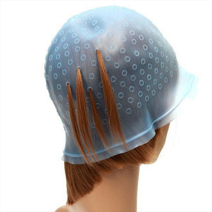 กรดและด่างซิลิโคนทนอุณหภูมิสูงเลือกหมวกย้อมผม, การจัดส่งสีแบบสุ่ม, Dye Hat