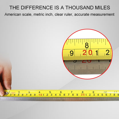 Aoben Retractable Ruler ตลับเมตร ไม้บรรทัดดึงแบบพกพา Mini Tape Measure ความยาว: 7.5 ม. ความกว้าง: 25 มม., Length: 7.5m Width: 25mm