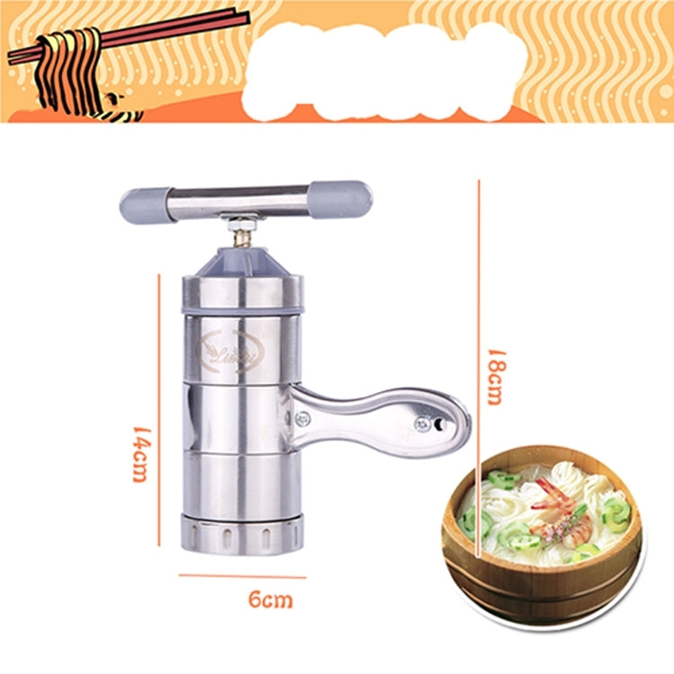 ครัวเรือนสแตนเลสเครื่องพาสต้ามือความดันเครื่องก๋วยเตี๋ยวก๋วยเตี๋ยว Maker 5 รุ่น, Pressure Noodle Maker