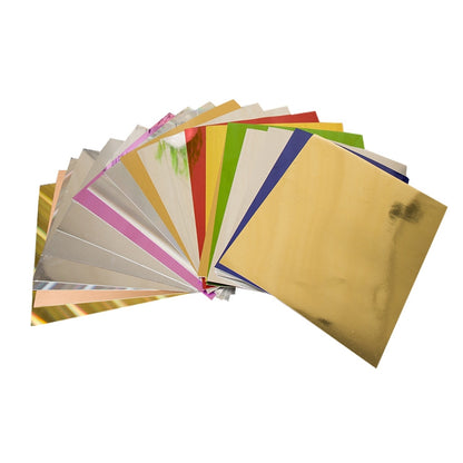 กระดาษฟอยล์ขนาด A4 50 ชิ้น/แพ็ค จัดส่งแบบสุ่มสีเดียว, A4 Size Foil Papers