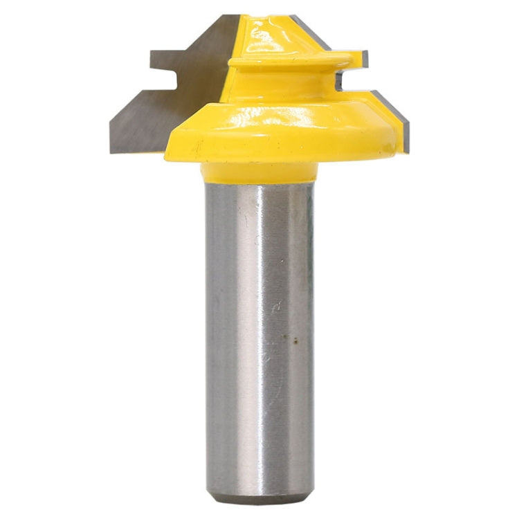 1/2x1-3/8 Shank งานไม้ 45 องศาหมั้นเครื่องตัด Tenon ใบมีดมุมขวาอุปกรณ์เสริมมีดงานไม้เครื่องมือ, 1/2 x 1-3/8
